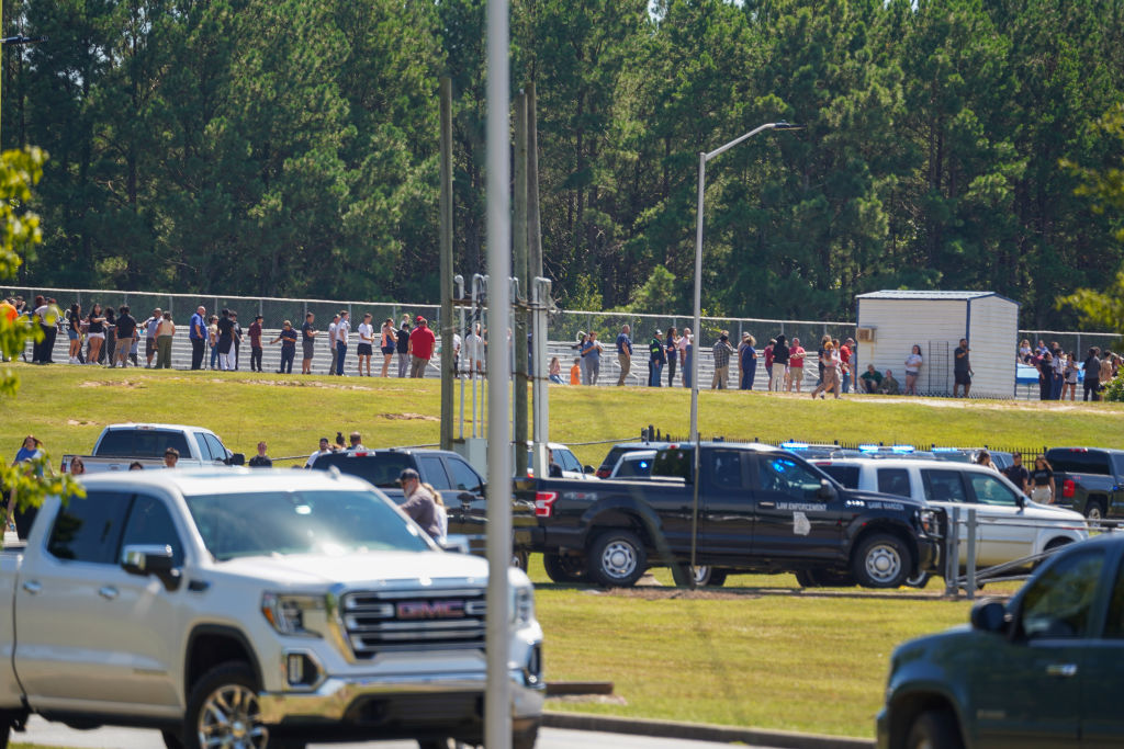 Georgia’s Apalachee High School Shooting: 4 Dead, 9 Others Injured; 14-Year-Old Will Be Charged With Murder | Photo: Megan Varner/Getty Images
