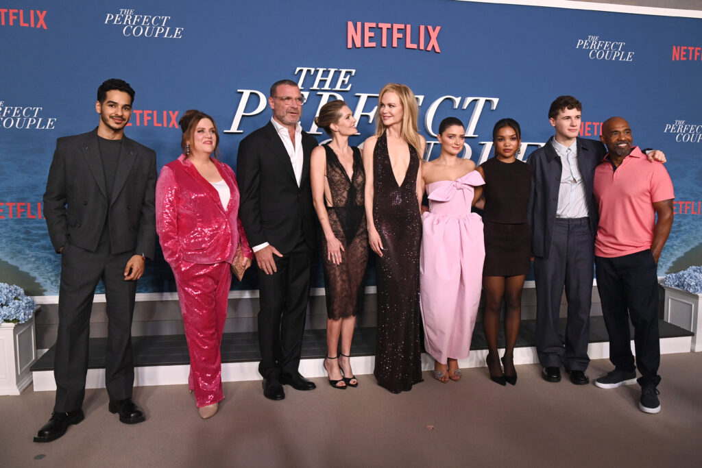 'The Perfect Couple' Ending Explained pictured: 'The Perfect Couple' cast