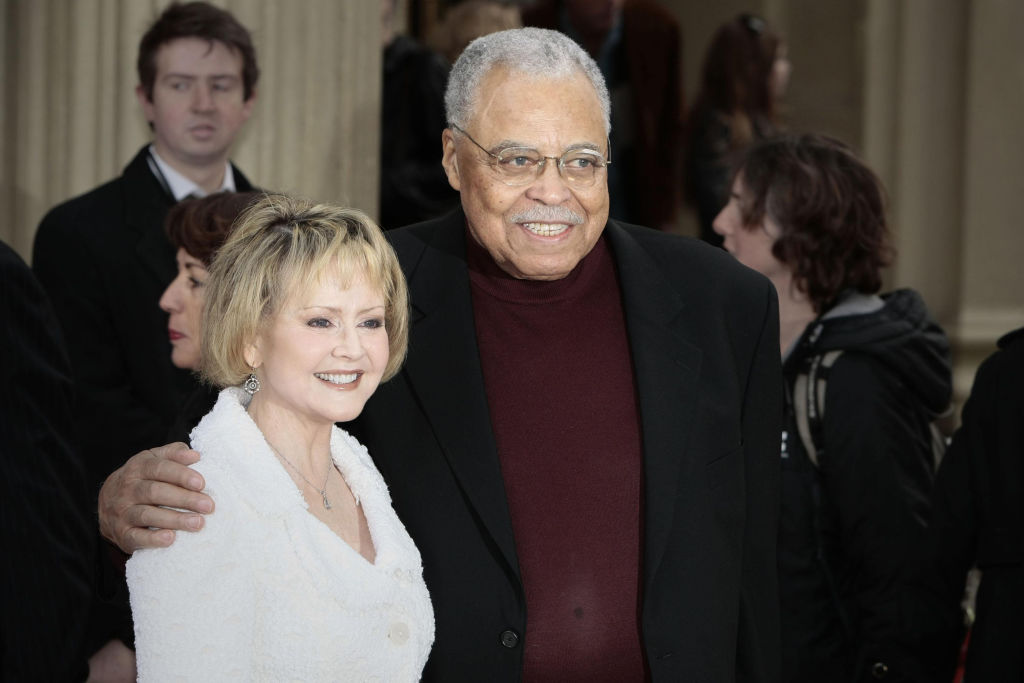 Who Is James Earl Jones? pictured: James Earl Jones and wife Cecilia Hart