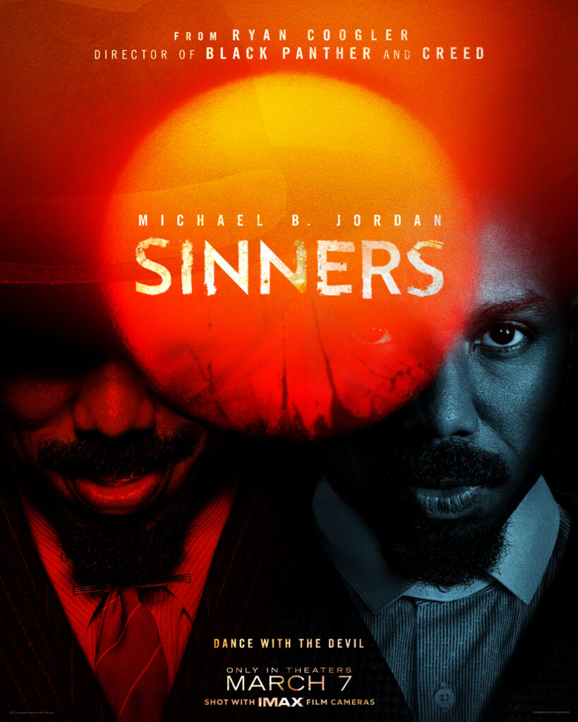 Michael B. Jordan in 'Sinners' poster