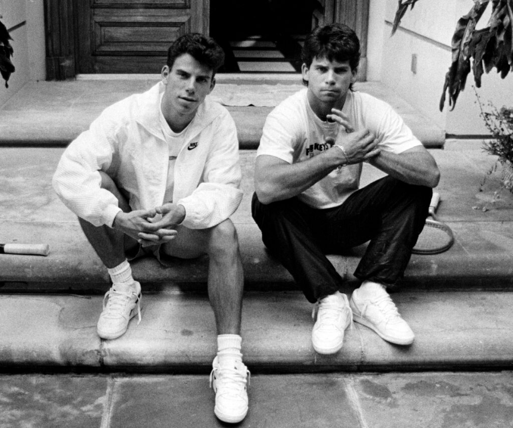 How were the Menendez Brothers caught? Pictured: Lyle and Erik Menendez