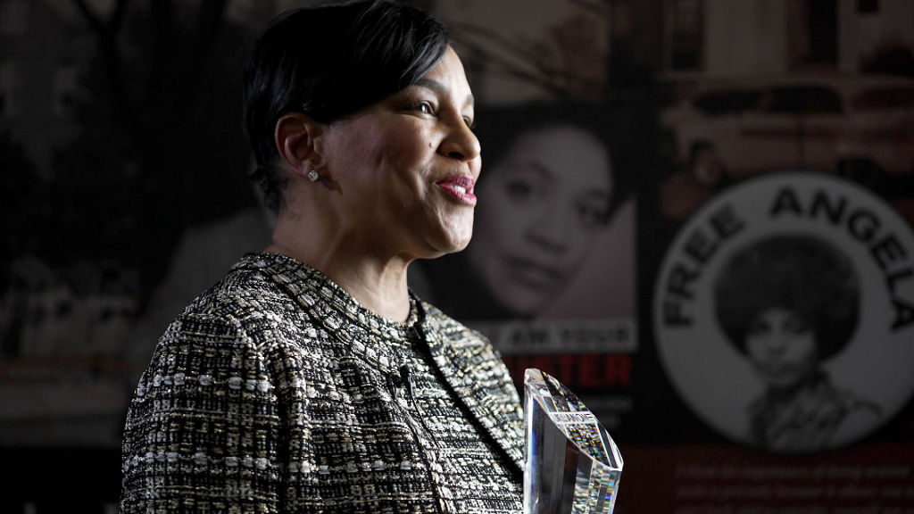 MAY 16: In this screengrab, released on May 17th, 2021 Honoree Roz Brewer speaks during the TV One's 3rd Annual Urban One Honors, which aired on TV One and Cleo TV on Sunday, May 16th.  