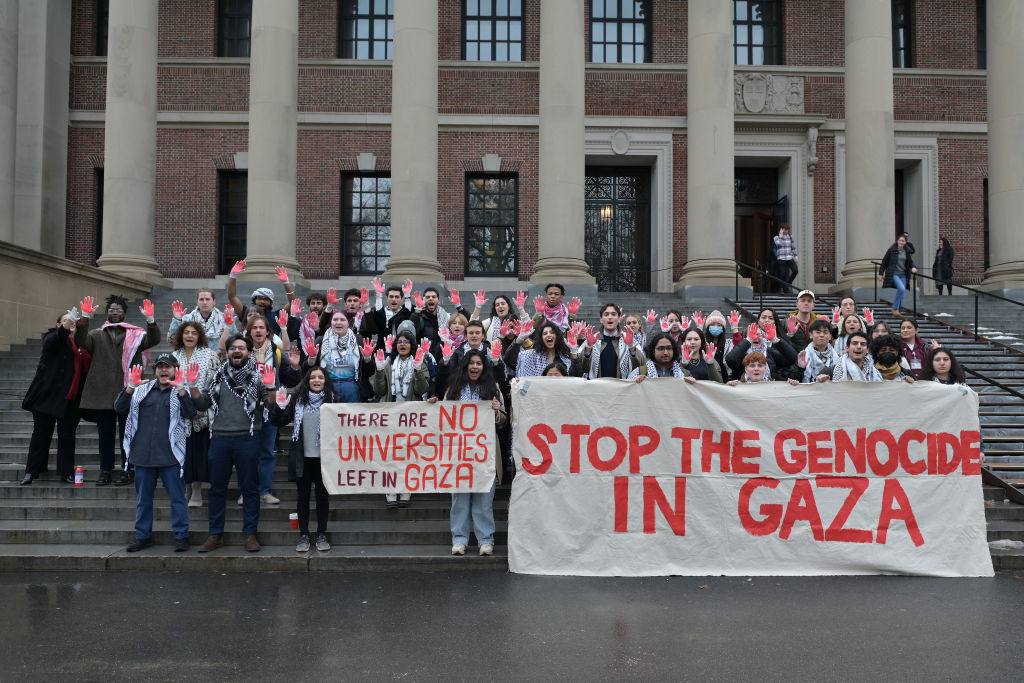 Harvard University Faculty Protest In Support Of Pro-Palestine Student Protestors Banned From Library For 2 Weeks