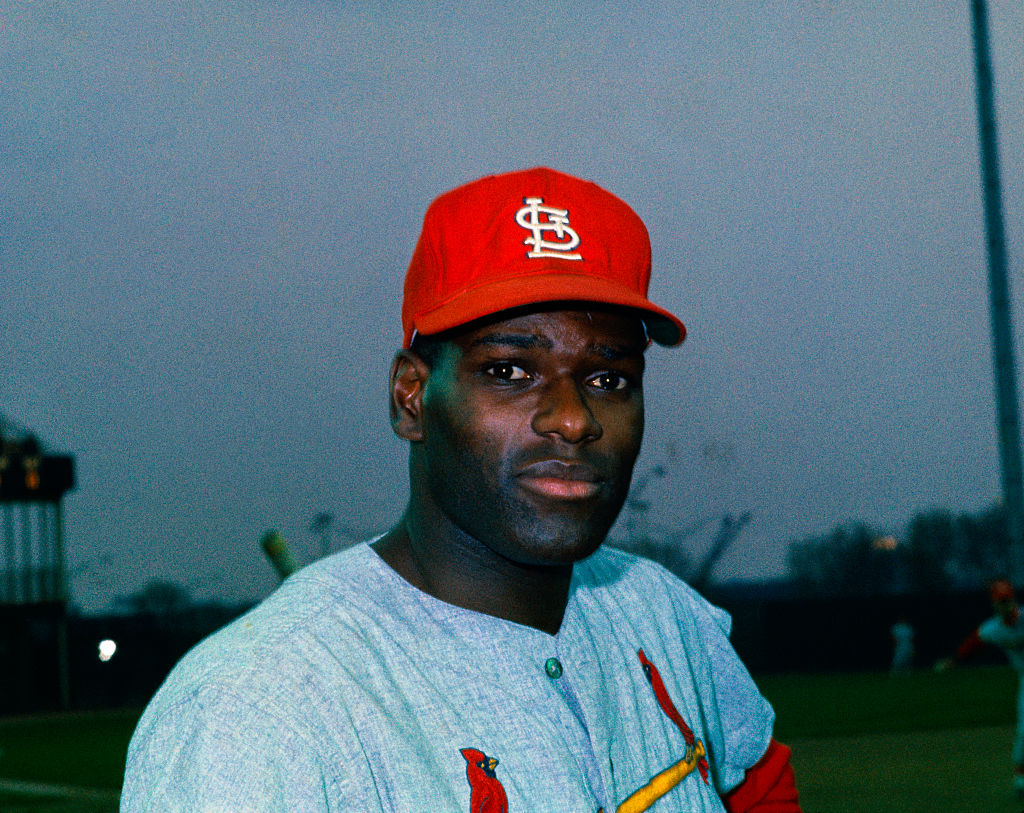 Baseball player Bob Gibson of the St. Louis Cardinals.