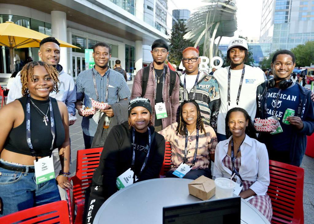 HOUSTON, TEXAS - NOVEMBER 13: Guests attend the AfroTech Conference 2024 at George R. Brown Convention Center on November 13, 2024 in Houston, Texas.