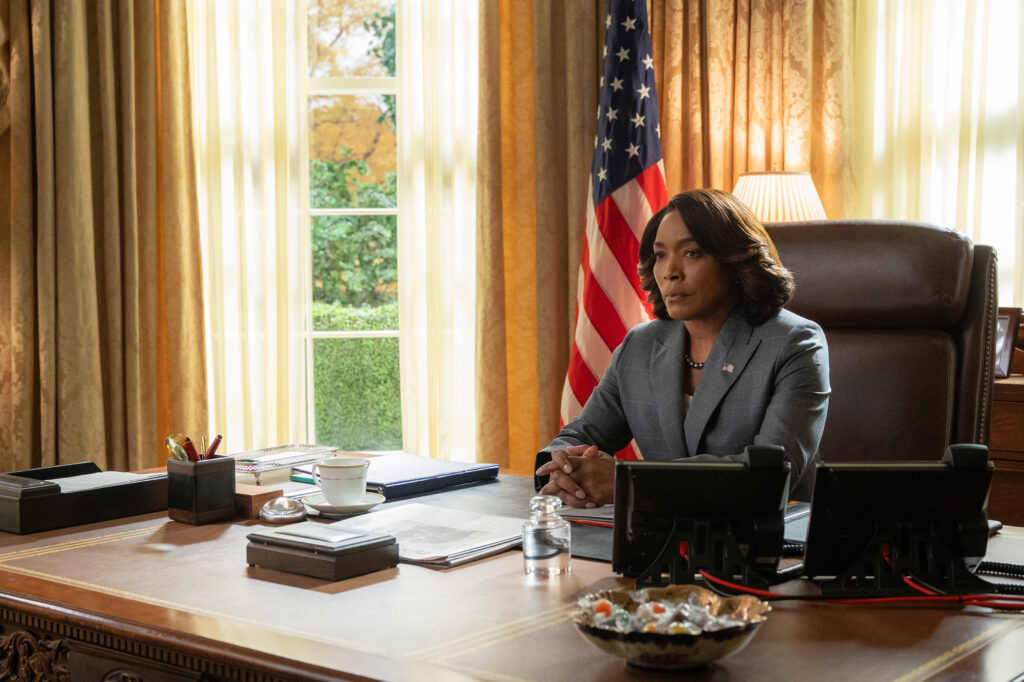 Angela Bassett as President Mitchell in Episode 104 of Zero Day. 