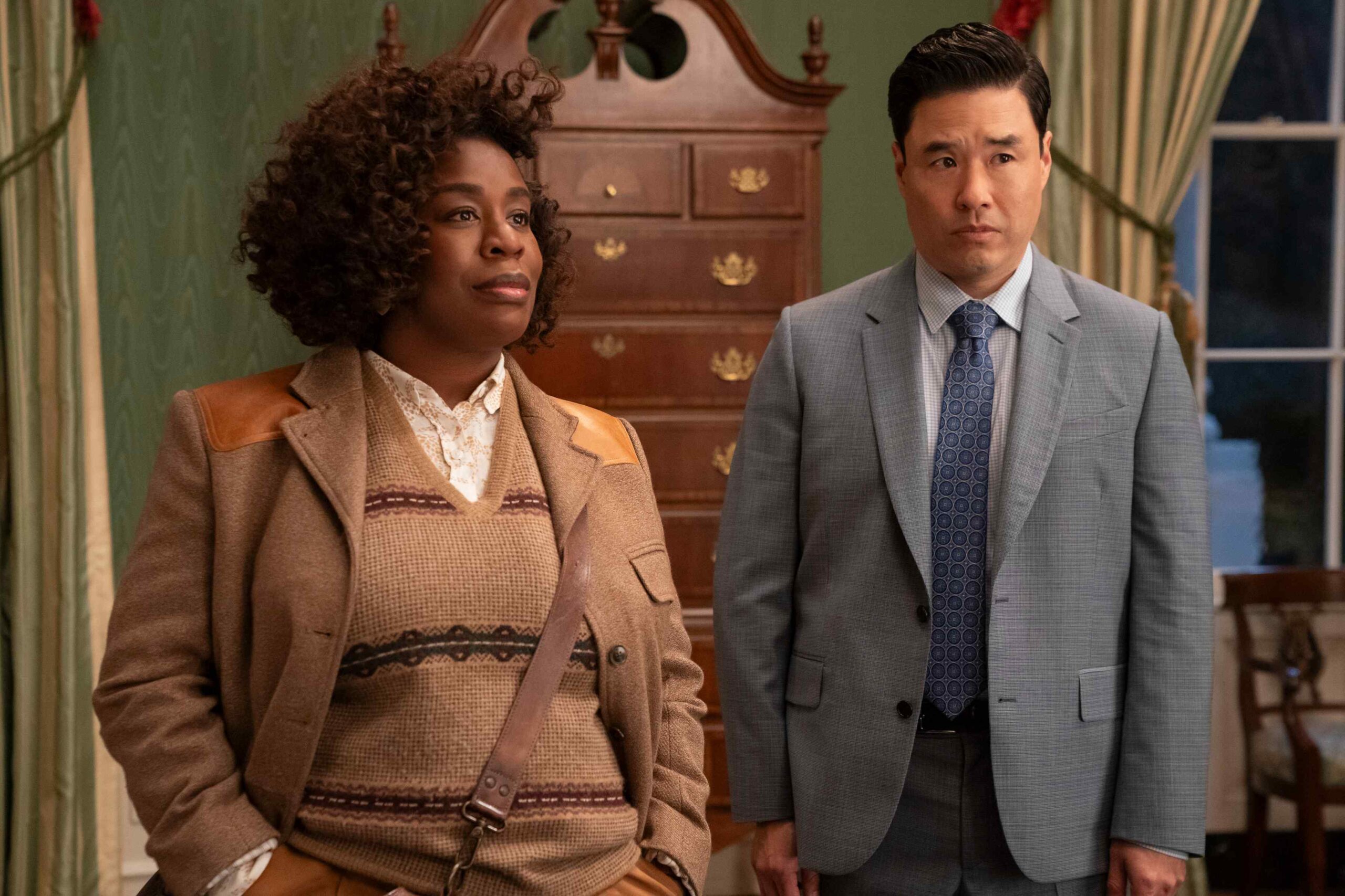 Netflix And Shonaland's 'The Residence' Series Drops First Image With Uzo Aduba And Randall Park