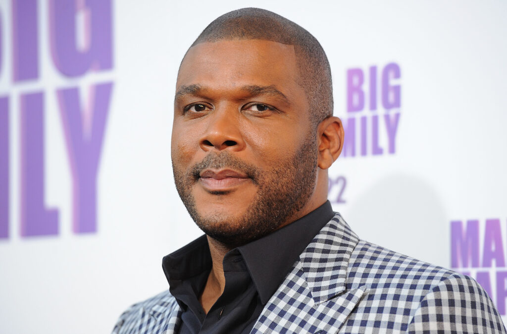 filmmaker Tyler Perry towards the start of his career, attending a red carpet event 