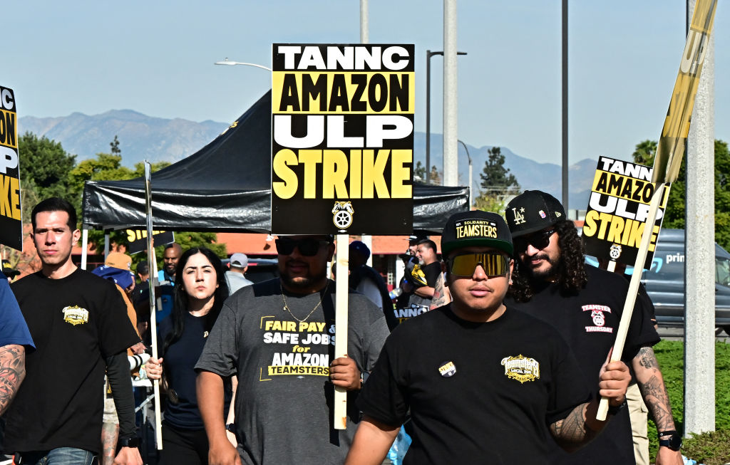 Amazon Strike: Teamsters Call This 'The Largest Strike' Again Online Retail Titan