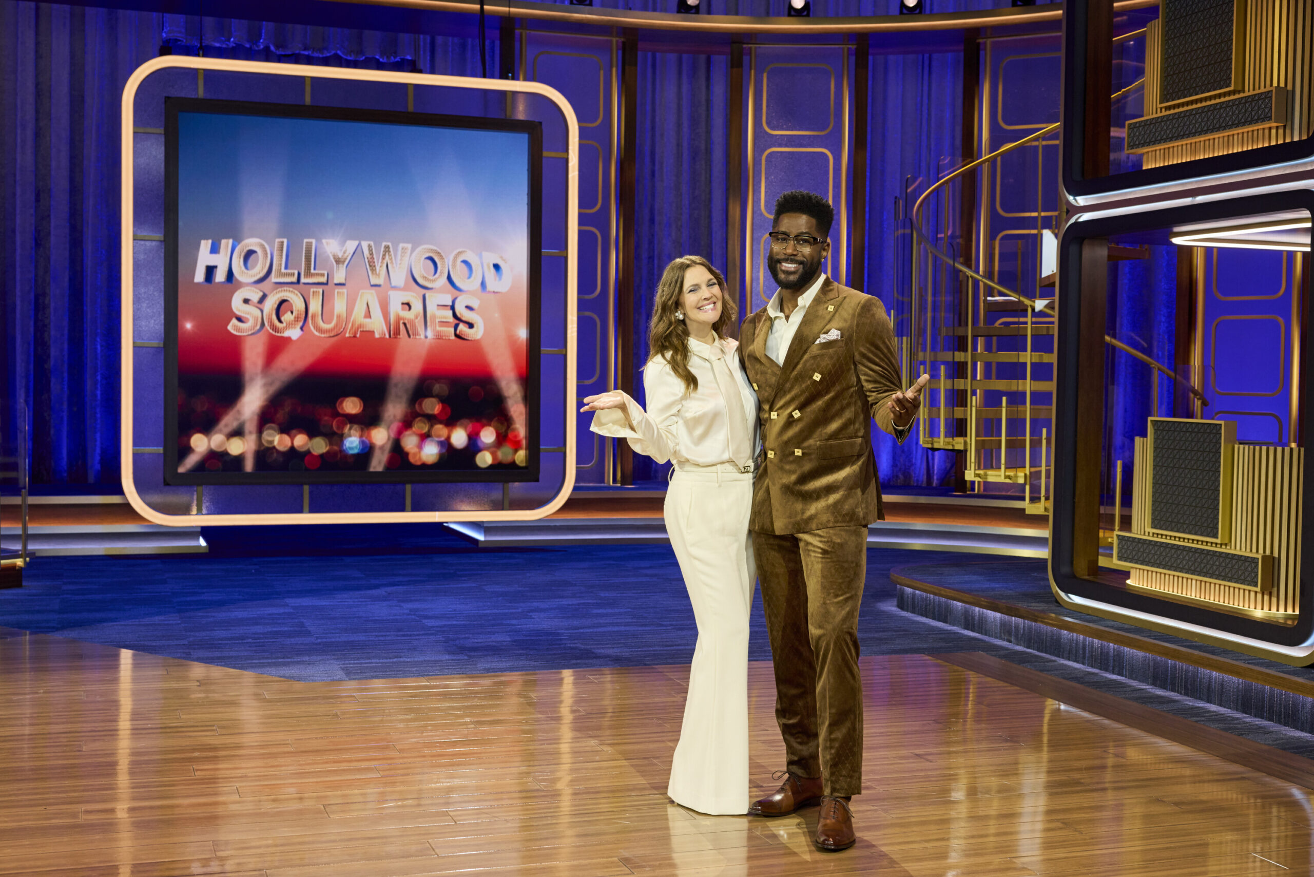 'Hollywood Squares': Inside Iconic Game Show's Reboot On CBS With Nate Burleson And Drew Barrymore