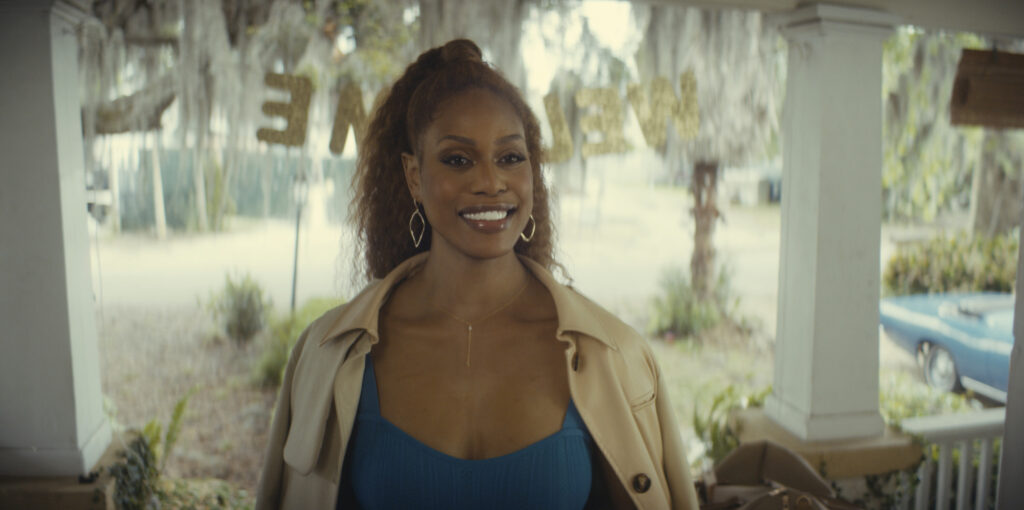 Desiree (Laverne Cox) in CLEAN SLATE Photo Credit: Courtesy of Prime © Amazon Content Services LLC