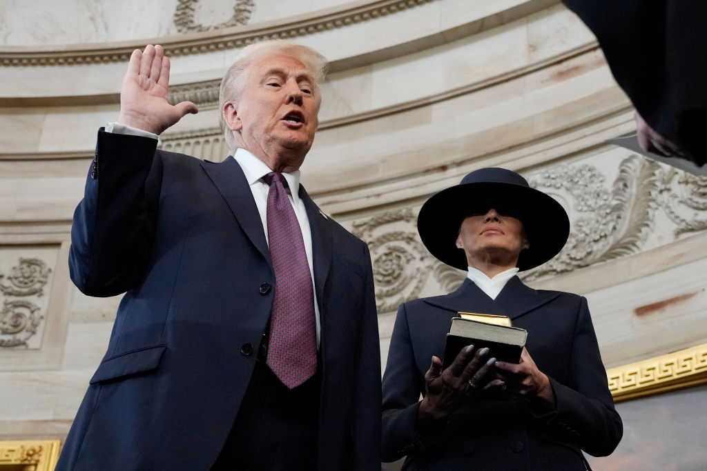 Did Trump Put His Hand On The Bible During Oath Of Office? Here's Everything To Know About The Tradition