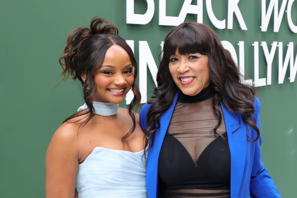 LOS ANGELES, CALIFORNIA - FEBRUARY 27: (L-R) Raven Bowens and Jackée Harry attend the 2025 ESSENCE Black Women In Hollywood Awards at Fairmont Century Plaza on February 27, 2025 in Los Angeles, California.  (Photo by Arnold Turner/Getty Images for ESSENCE)