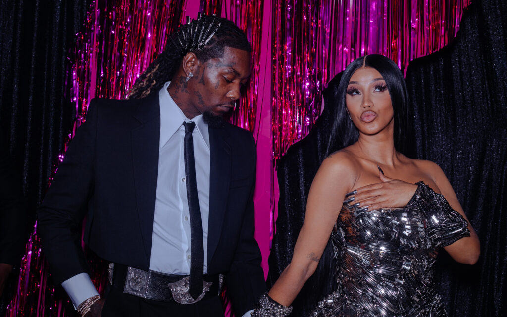 Offset and Cardi B attend the 2023 MTV Video Music Awards at Prudential Center on September 12, 2023 in Newark, New Jersey.