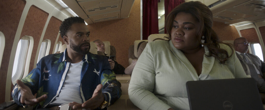 Cliff “Method Man” Smith as Unc and Da'Vine Joy Randolph as Auntie in Shadow Force. Photo Credit: Courtesy of Lionsgate