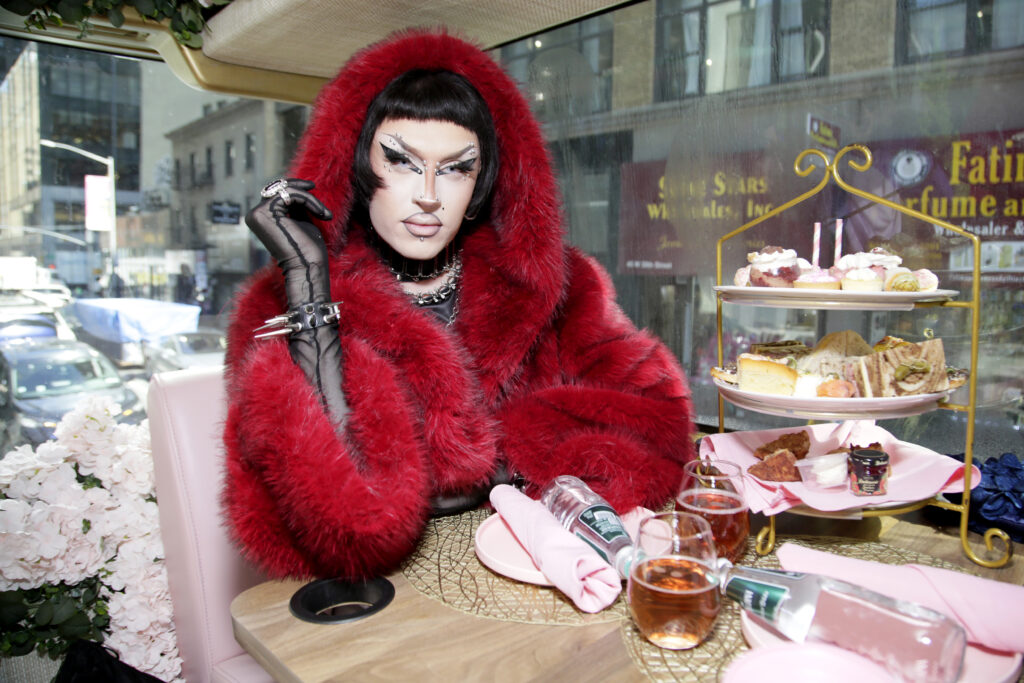 NEW YORK, NEW YORK - MAY 08: Daya Betty attends RuPaul's Drag Race All Stars 10 + Tea Around Town Bus on May 08, 2025 in New York City.