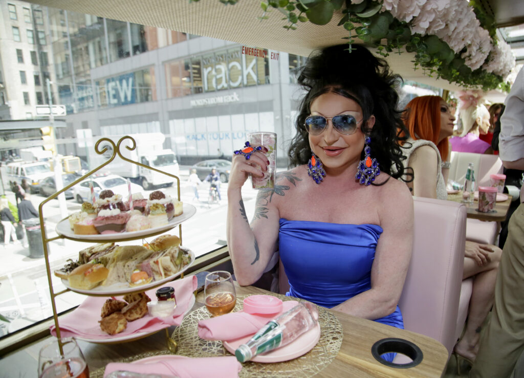 NEW YORK, NEW YORK - MAY 08: Phoenix attends RuPaul's Drag Race All Stars 10 + Tea Around Town Bus on May 08, 2025 in New York City.