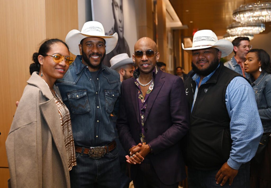 Marcus K. Dowling (2nd R) attends the "I’m Just Me: A Charley Pride Celebration of Inclusion" at The Hall Park Hotel on May 6th, 2025 in Frisco, Texas, hosted by Amazon MGM Studios, in partnership with the Academy of Country Music.