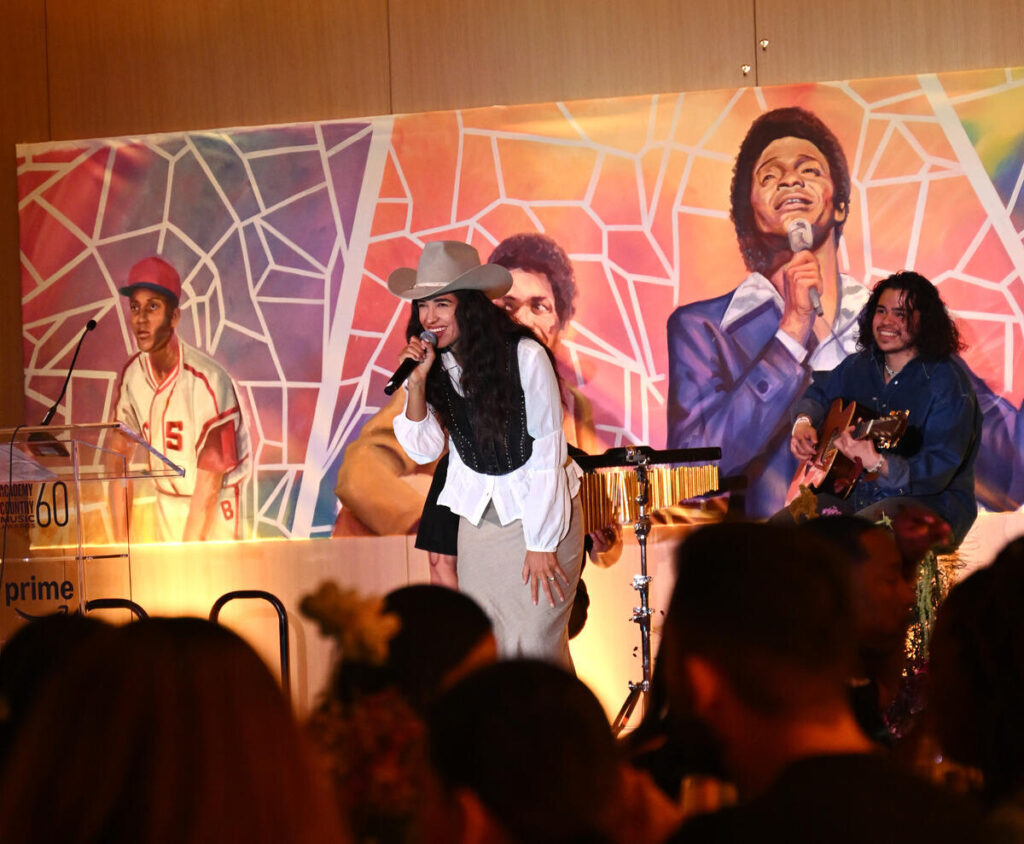 MŌRIAH attends the "I’m Just Me: A Charley Pride Celebration of Inclusion" at The Hall Park Hotel on May 6th, 2025 in Frisco, Texas, hosted by Amazon MGM Studios, in partnership with the Academy of Country Music.