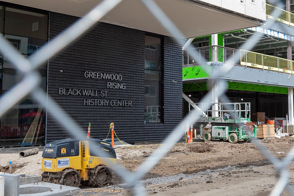 Tulsa, Oklahoma, The Greenwood Rising: Black Wall Street History Center is scheduled to open in July 2021. The Greenwood District, known as the "Black Wall Street" was burned to the ground with many African-Americans killed in the 1921 Tulsa race massacre.