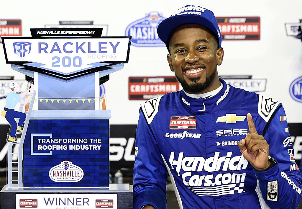 Rajah Caruth Gets Second Win Of His Career In Nashville NASCAR Race, Secures Playoff Spot 