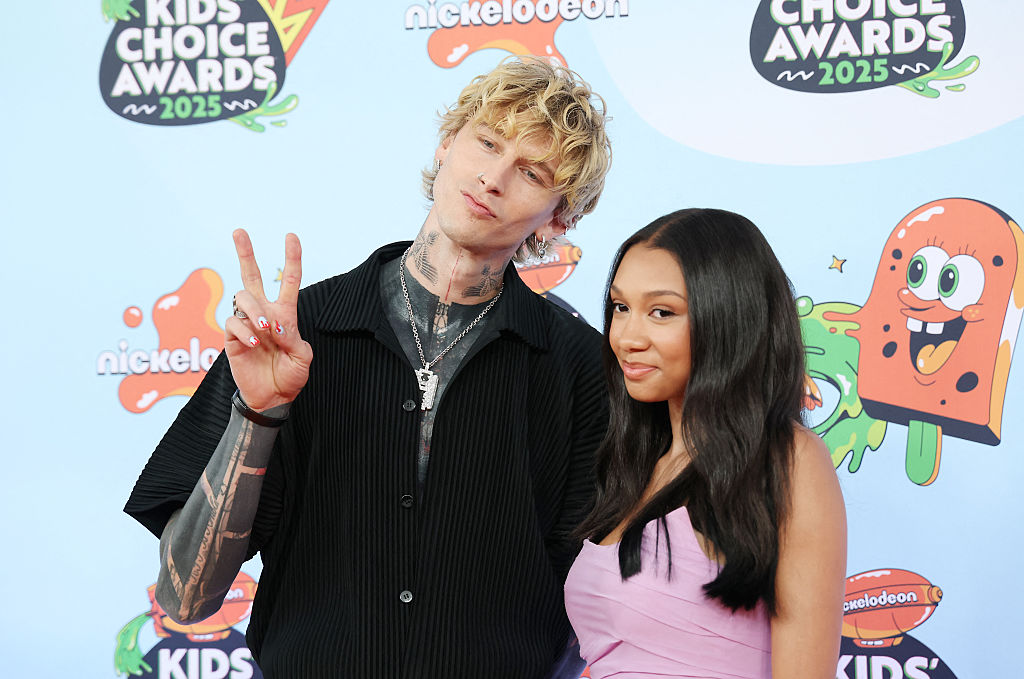 MGK's Daughter Casie Makes Rare Appearance With Him At The Kids’ Choice Awards