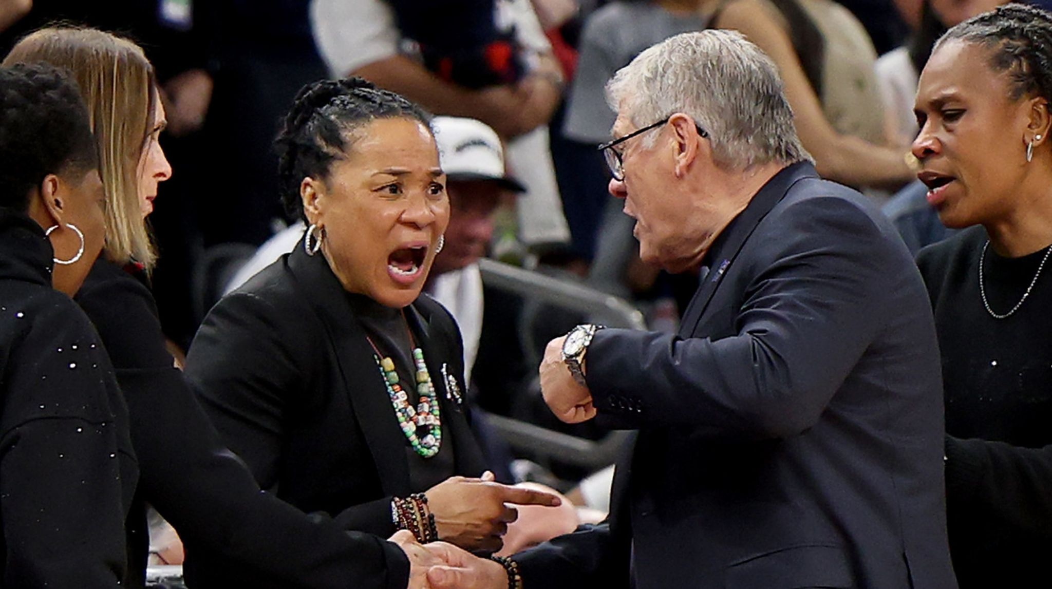 What Did Geno Auriemma Say To Dawn Staley? What To Know About Words After South Carolina Beat UConn